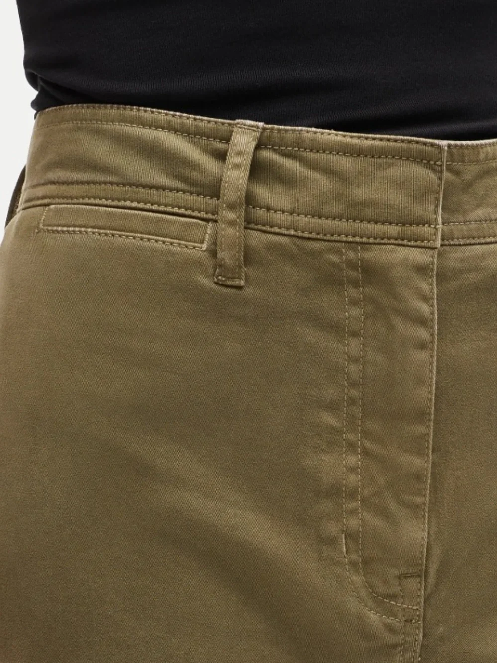 J crew loden green Wide-leg trouser in chino